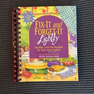 Fix it and forget it lightly cookbook
